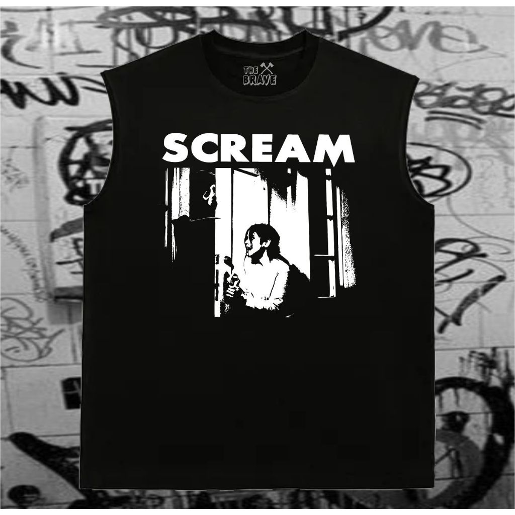 REGATA OVERSIZED MACHÃO SCREAM FILME PANICO TERROR