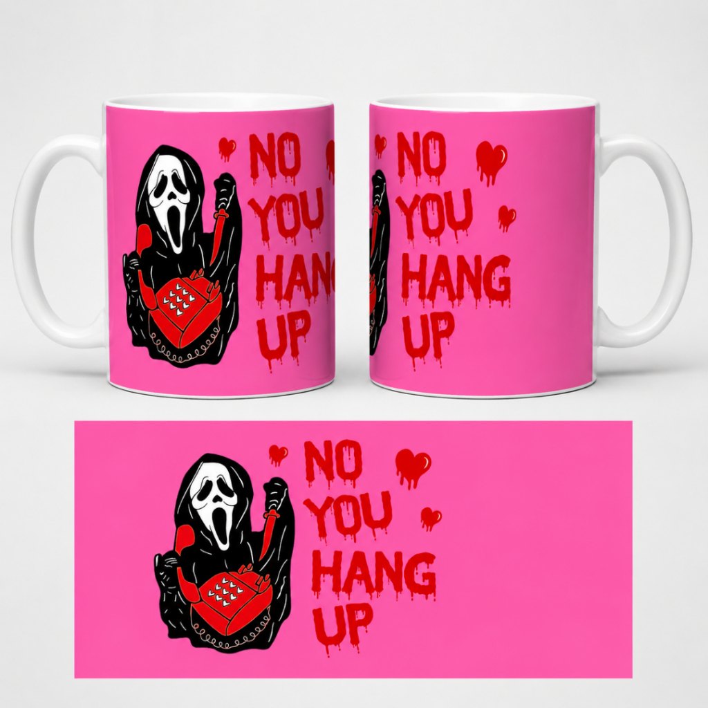 Caneca Engraçada Filme Scream Ghostface Geek