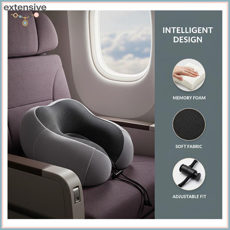 EA & Moda Memory Foam Almofada De Viagem Em Forma De U Capa Removível Suporte Ergonômico Ne Para Escritório De Estrada D