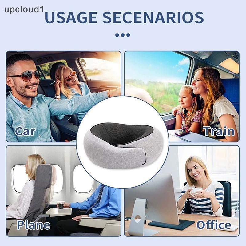 [upcloud1] Travel Ne Pillow Memory Foam Forfort On Planagepact Design Ergonômico Para Viagens , De Carro , Uso Doméstico