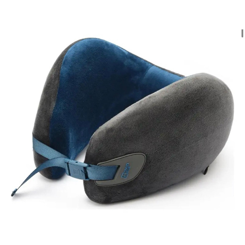 Travesseiro de Pescoço para Viagem Travel Blue — Memory Foam com Fivela de Ajuste