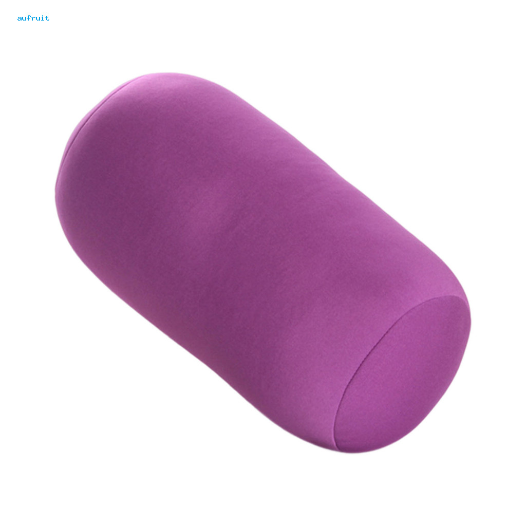 Microbead Roll Pillow Bedroom Cylindrical Neck with Built-in Foam Particles – Soft Cushion for Sofa Travel Head Back f