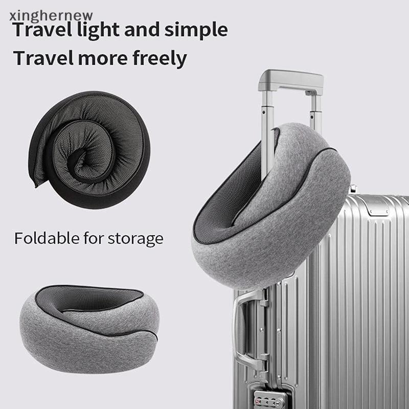 xinghernew Travel Ne Pillow Memory Foam Forfort On Planagepact Design Ergonômico Para Viagens , De Carro , Uso Doméstico