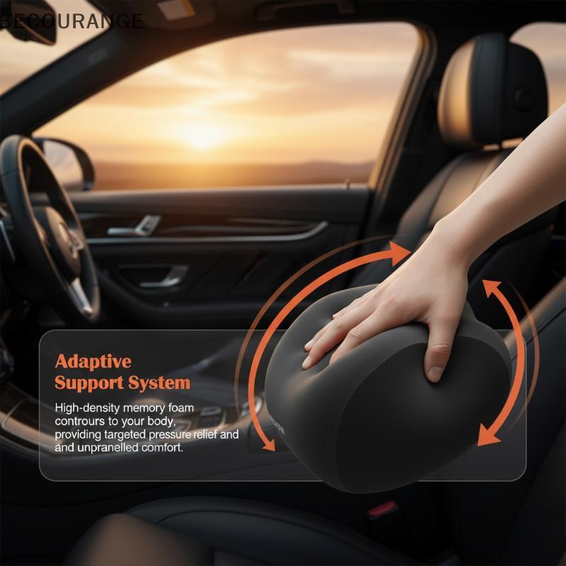 BEC Auto Memory Foam Ne Pillow Com Suporte Ba Inferior Respirável forfortable Driving Road Trips NG