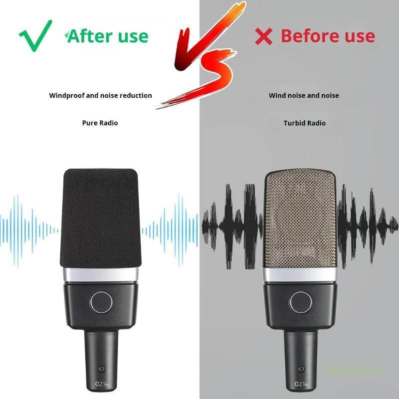 AntiPop Sponges Foams Cover Para Microfones C214 Proporcionando Fácil Configuração Uso Comunicação Jogos
