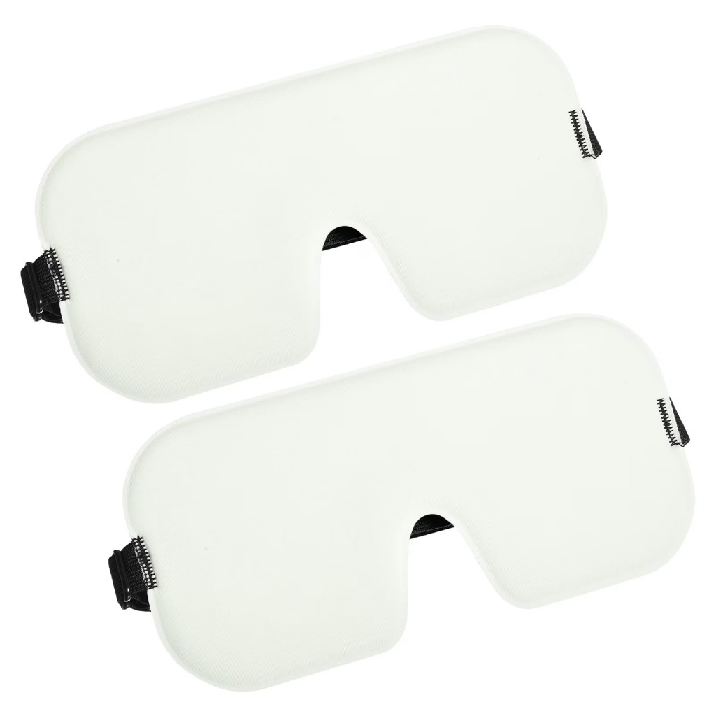 3D Square Memory Foam Sleep Eye Máscara Blackout Respirável Zero Pressão Eyepatch Ajustável Viagem Nap Venda