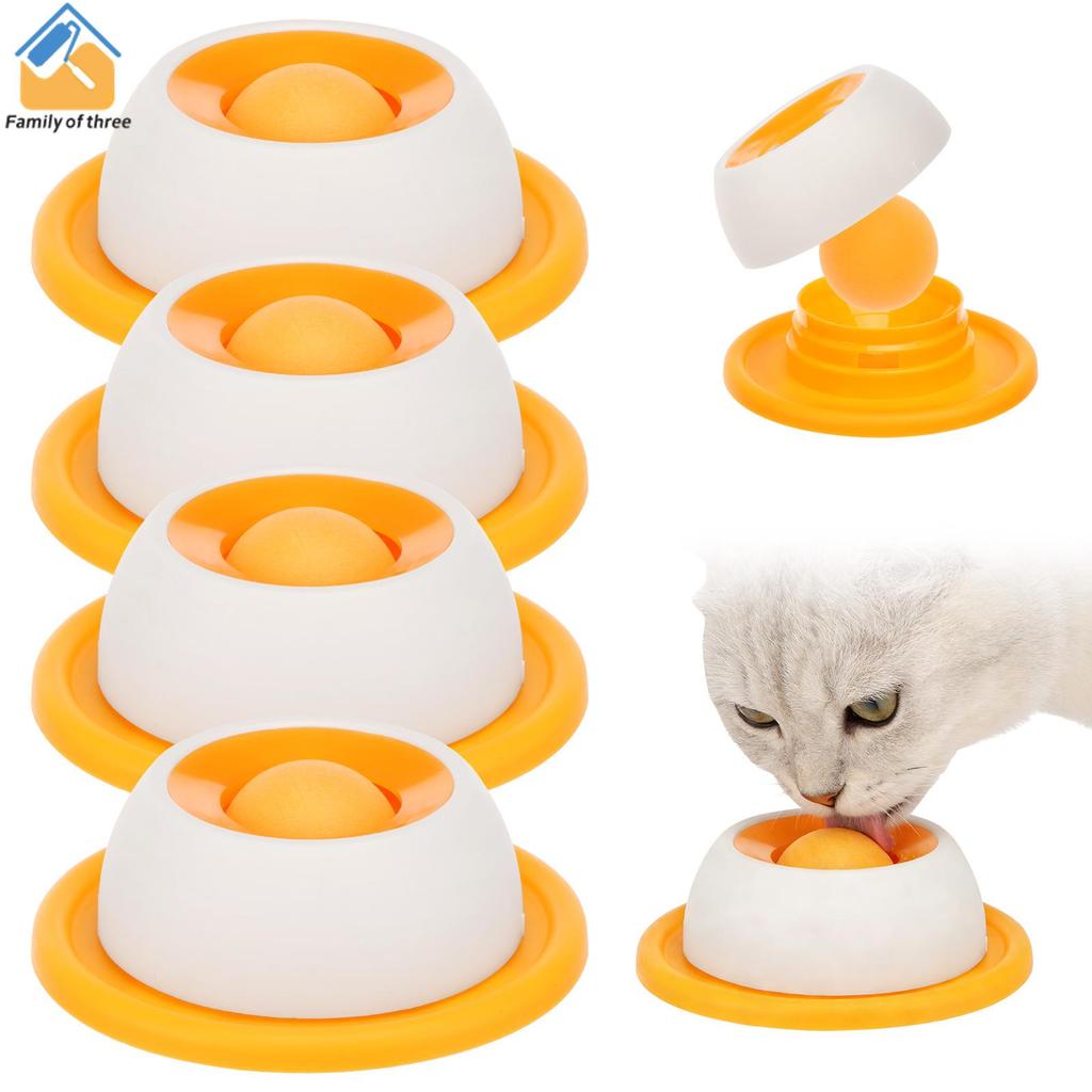 4 Pçs Alimentador Lento Lamber Tigela De Plástico Cão Lambendo Brinquedo Confiável Com Design Inferior Antiderrapante SH