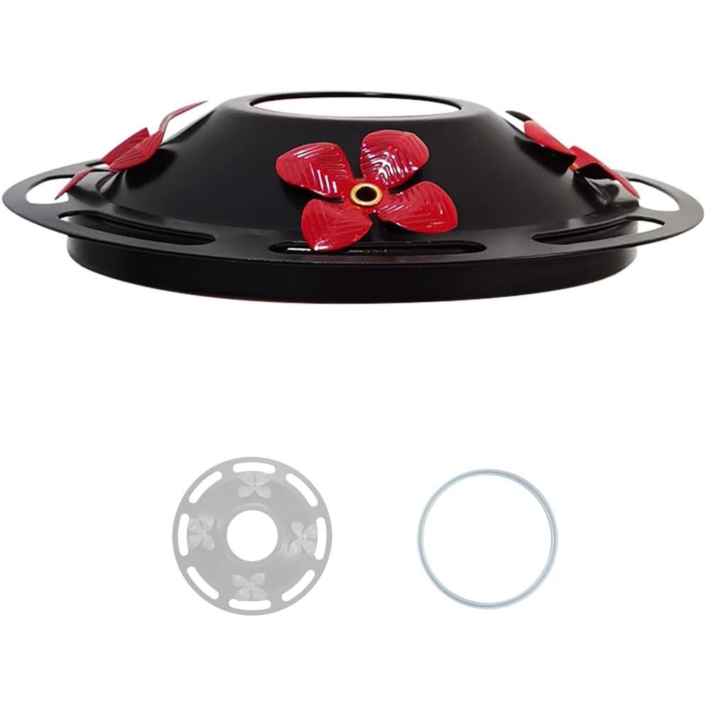 Peça de Substituição da Base Inferior do Alimentador de Beija-Flores - APENAS Tampa de Metal - Sem Recipiente para Nécta