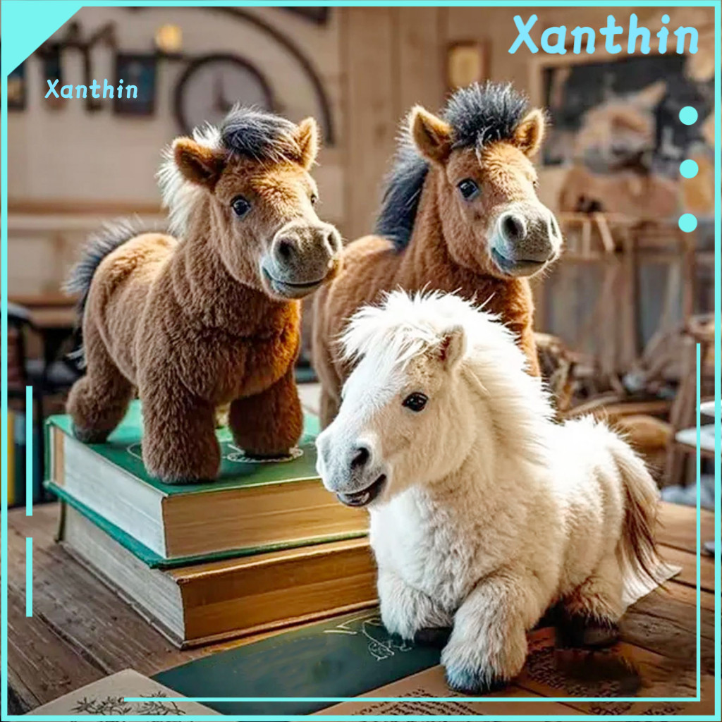 Electric Pony Plushie Walking Plush Toy for Toddlers Educational Soft for Boys Girls Cute Electronic Simulation Horse Pe