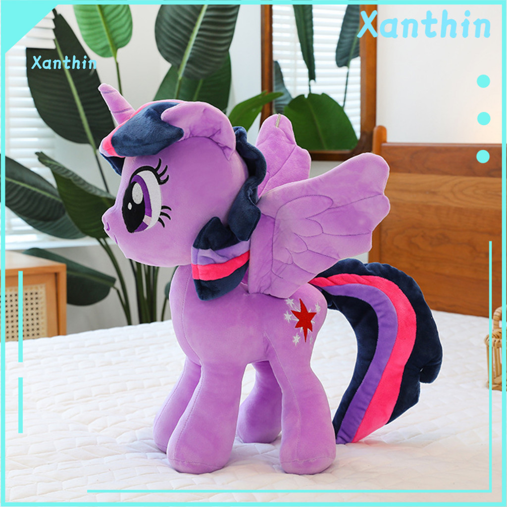 Girl Plush Toy Pony Soft Pillow Cute Cartoon Doll Stuffed Animal Gift for Kids Bedroom Sofa Car Decoration – Adorable