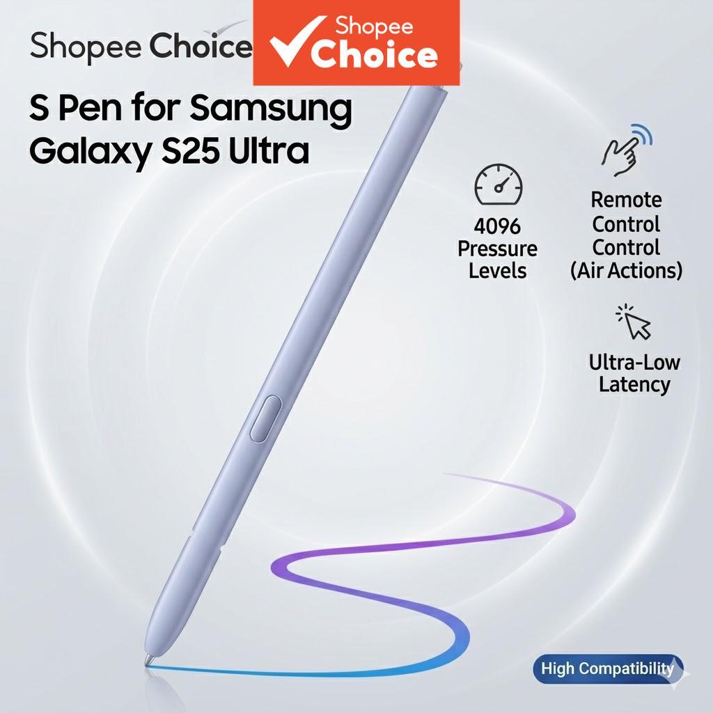 Caneta Stylus S Para Samsung Galaxy S25 Ultra S938U S938B De Tela De Toque De Substituição Prata