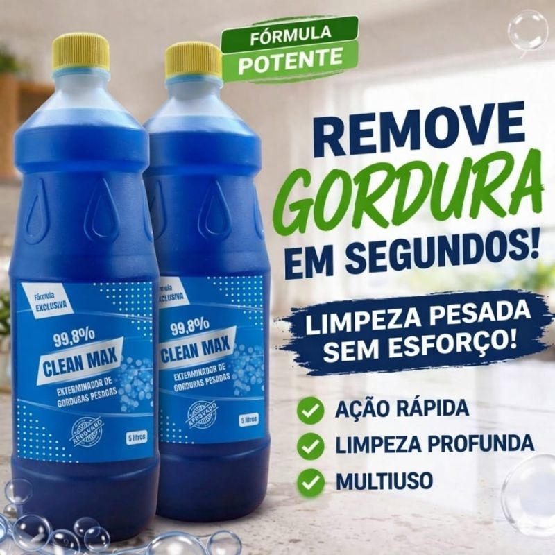 kit Desengordurante profissional 2 unidades  1 litro faz 5 litros , para gorduras extremas.