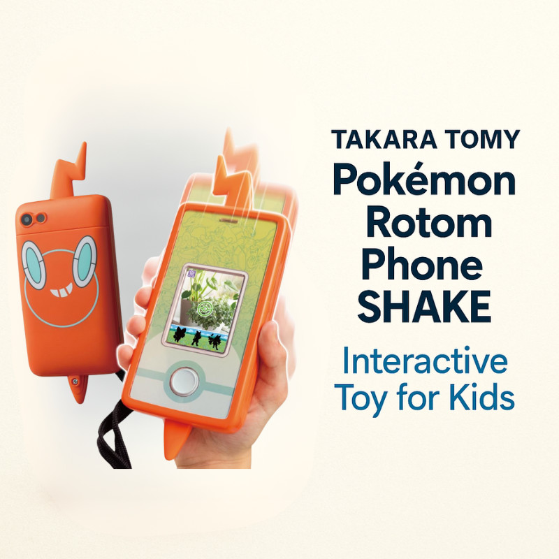 TAKARA TOMY Pokémon Rotom Phone SHAKE – Interactive Toy for Kids