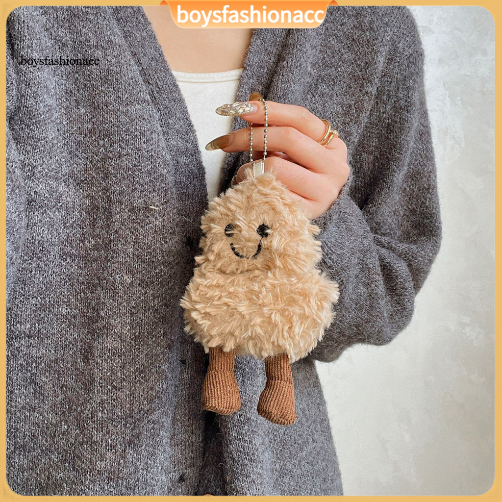 Peanut Plush Keychain 17cm Cute Interactive Pocket-size Toy Soft Pendant for Kids Girls Boys – Perfect Birthday Gift L