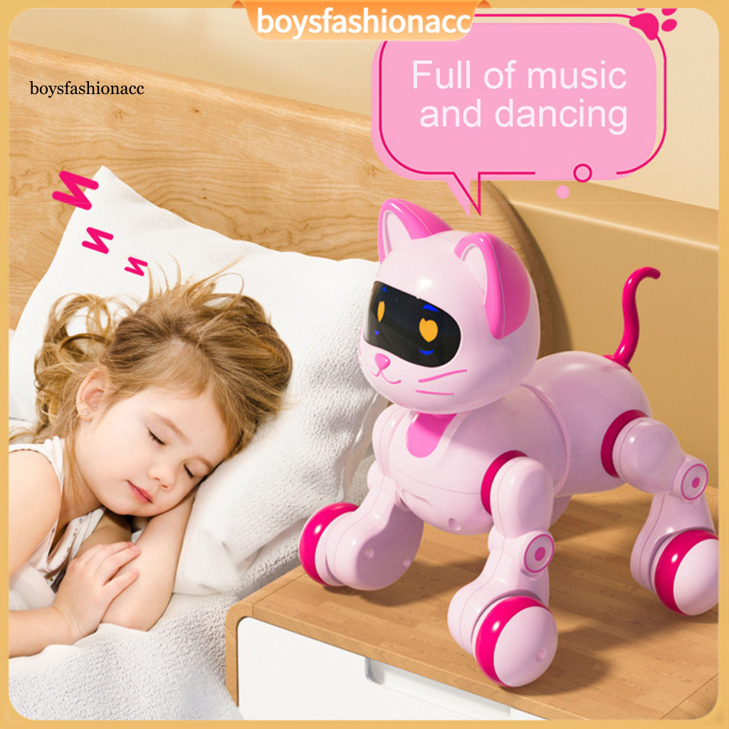 Remote Control Robot Dog Toy for Kids Interactive Smart Robotic Pet with Led Eyes Music Touch Sensor 2.4ghz Rc Electric