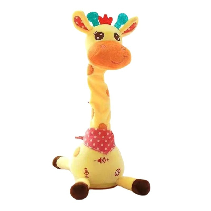 Interactive Dancing Giraffe Plush Toy For Kids With Music And Volumes Control