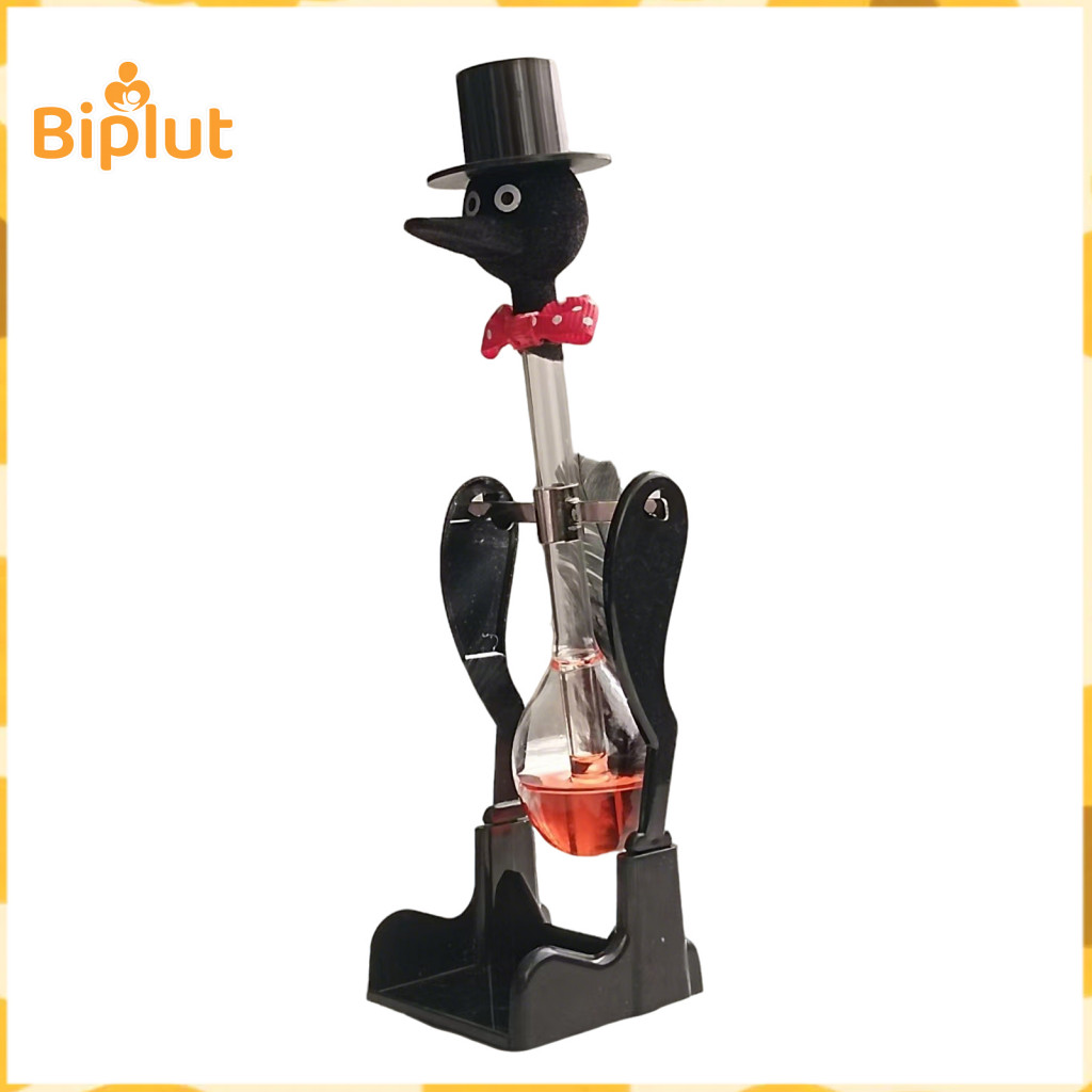 Interactive Science Toy Drinking Bird with Glass Tube – Stem Educational Learning Swing for Kids Physics Experiment De