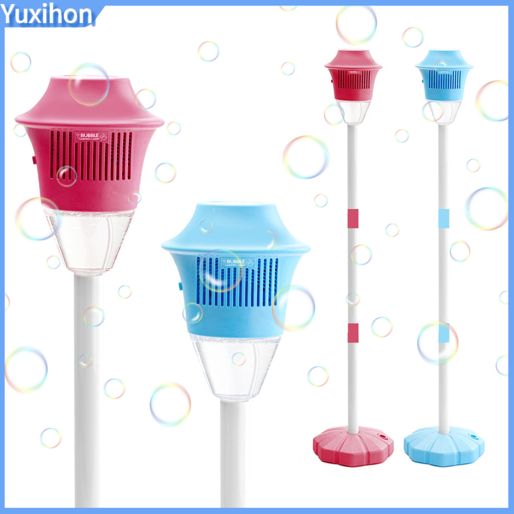 Vertical Bubble Dispenser Automatic Machine Rechargeable with Lights Multi-button Adjustable Height Up to 47 Inches –