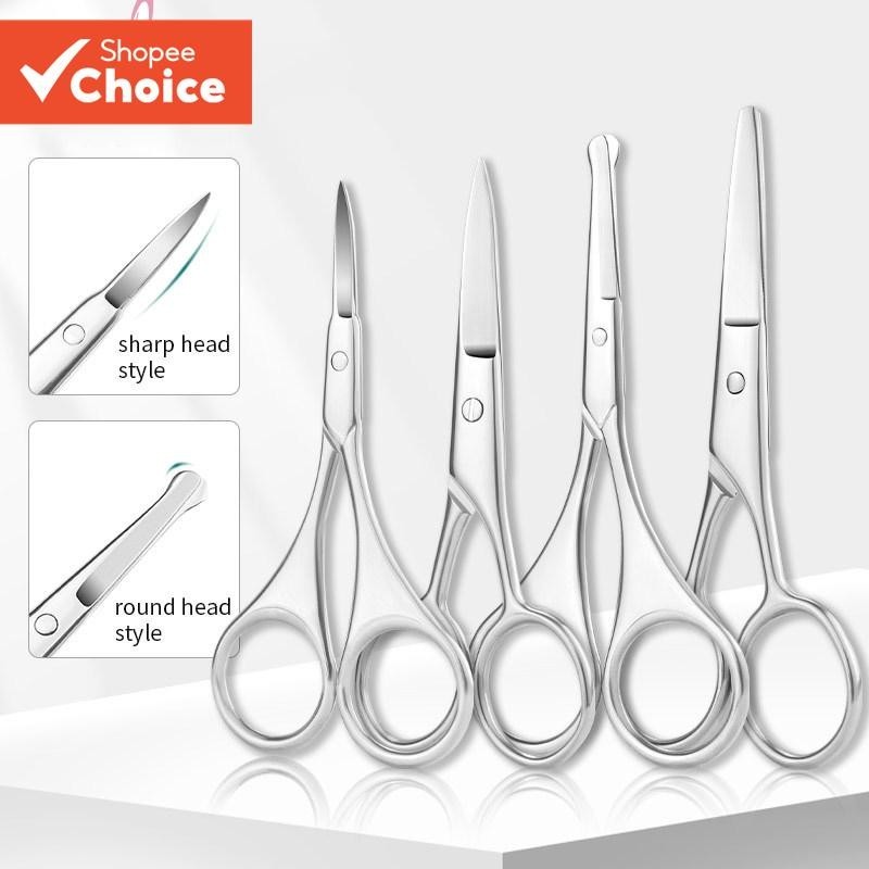 Tesoura De Cabelo De Nariz Em Aço Inoxidável , Ferramenta De Maquiagem , Aparador De Cutículas De Manicure