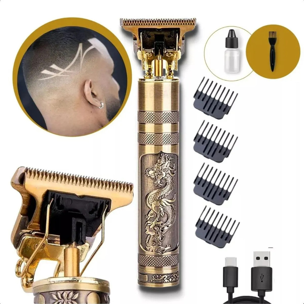 Máquina de Acabamento Hair Trimmer Profissional T-Blade