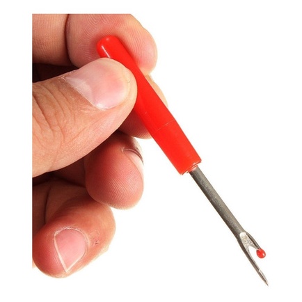 Agulha Mini Cortador Ideal Para Abrir Costuras em Tecidos E Retirar Micro Link Térmico no Mega Hair