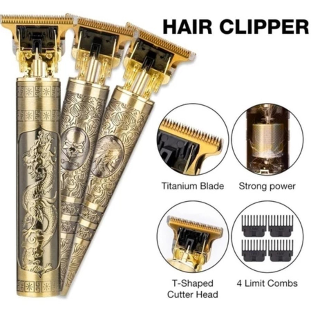 Dragon Hair Cutting Machine Men's Cordless USB Beard Trimmer