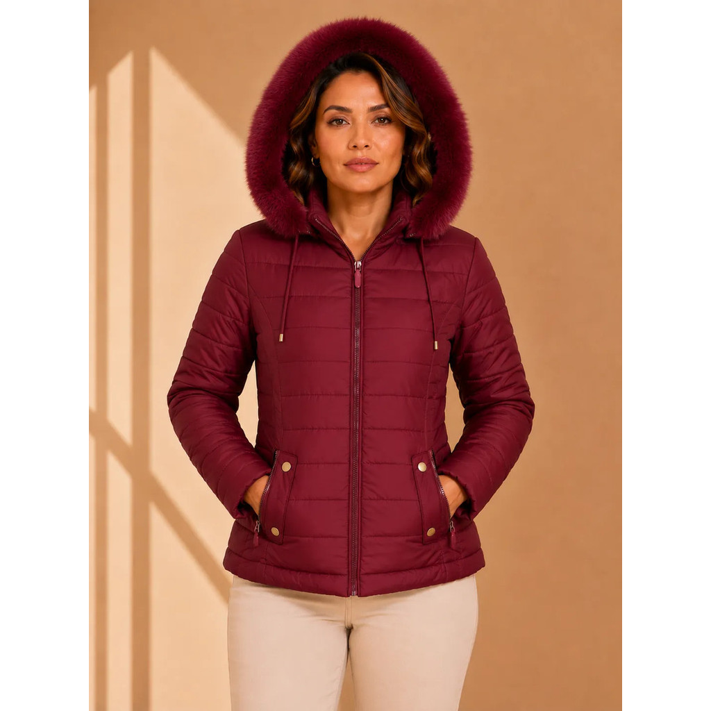 Jaqueta Puffer Feminina Krayani Parka