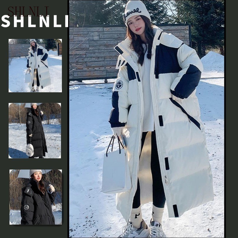 Outono Inverno Longo Acolchoado Puffer Casaco Feminino Coreano Oversized Grosso Quente Parka Jaqueta
