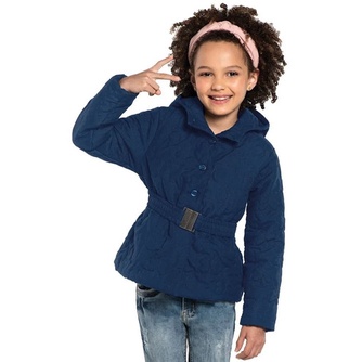 Jaqueta Infantil Menina Casaco Inverno Rigoroso Puffer Parka