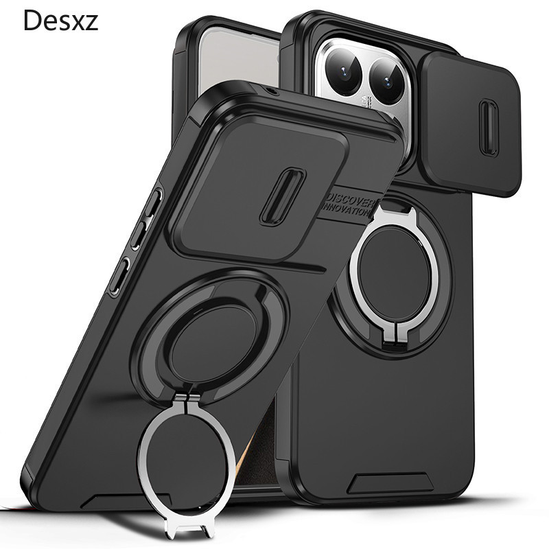 Capa De Telefone Para OPPO Find X9 X9S Pro X9Pro Slide Camera Lens Protection Ring Stand Armadura Magnética Kickstand Si
