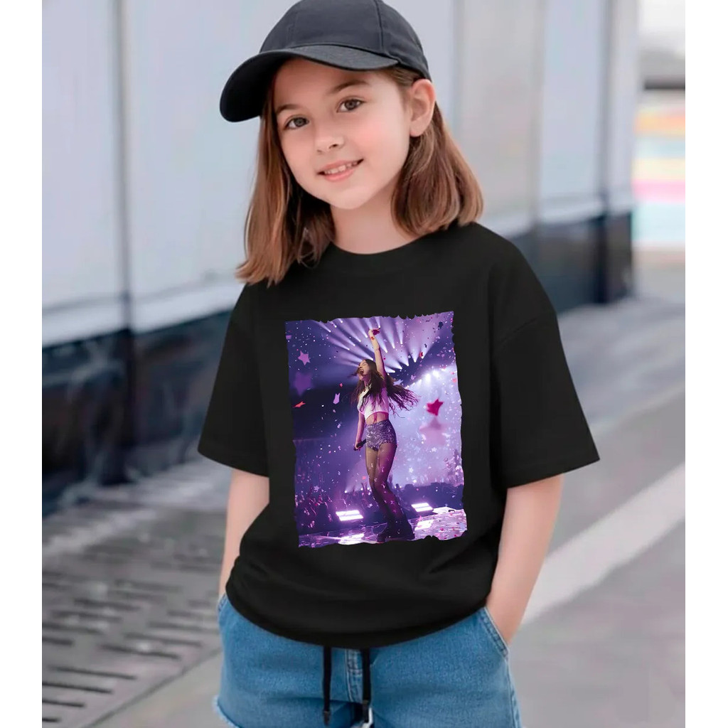 Camiseta Infantil Olivia Rodrigo Guts Tour Blusa Cantora Pop