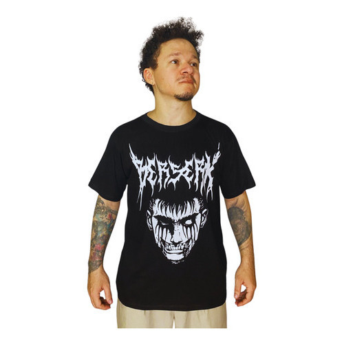 Camiseta Camisa Berserk Guts Anime Japones Malha Premium Top