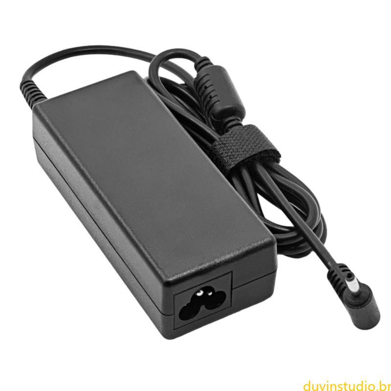 Eficiência DUV 65W 19V 3 42A Carregadores Laptop 3 5X1 35Mm Plugues Curvatura 90 Graus