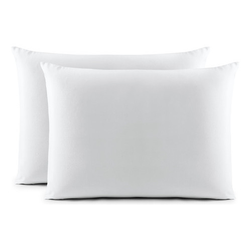 Kit 2 Fronhas 70x50cm Percal 180 Fios 100% Algodão Com Bainha Macio Par Linha Hotel