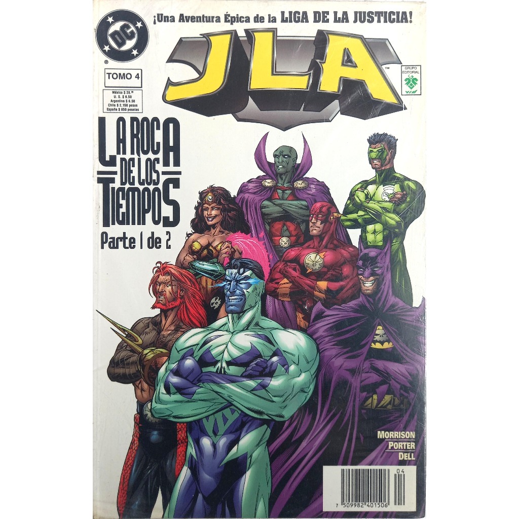 Hq DC JLA La roca de los tiempos - Parte 1 de 2 - Importada - Espanhol - Lacrada
