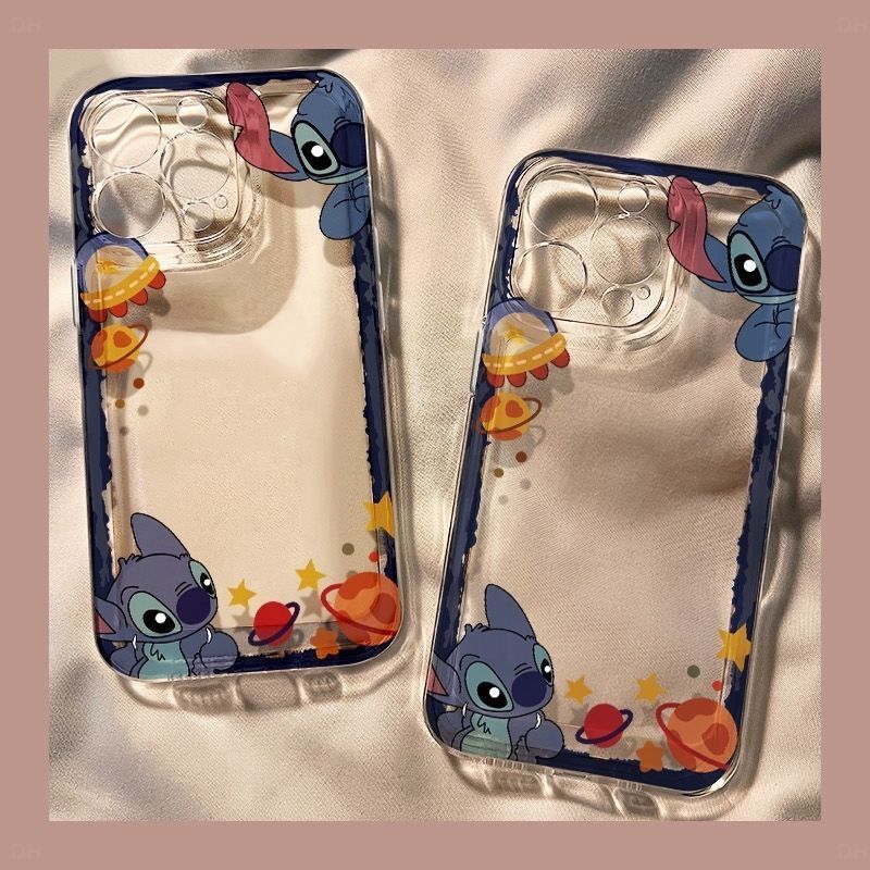 Capinha MOTO INFINIX VIVO REALME G04S 7 9 20 22 24 30 32 34 52 53 54 60 G84 E7 Moldura com Stitch