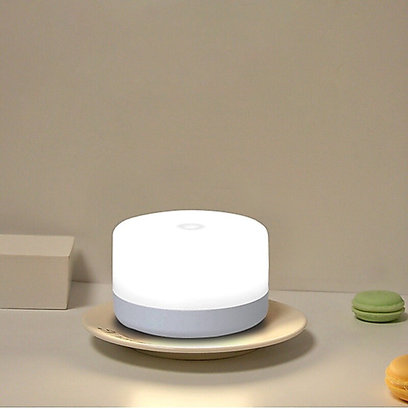 Mini Luz led Para Do Quarto Noite Luzes Noturnas Candeeiro De Mesa Toque ON/OFF Escurecimento Contínuo Com Inserção Magn