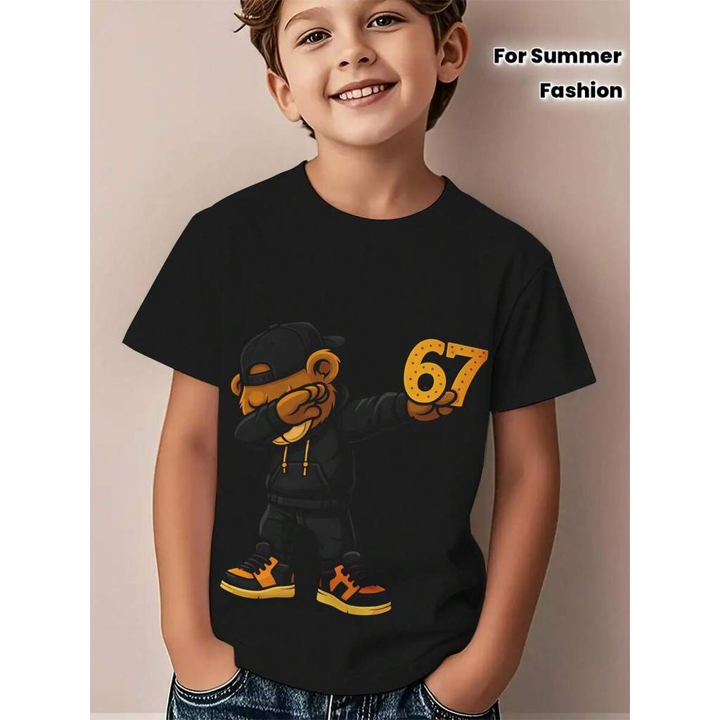 Camiseta moda teen infanto juvenil six seven  urso 2 ao 16