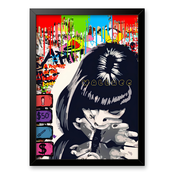 Quadro Mia Wallace Pulp Fiction, Quentin Tarantino Filmes, Pop Art