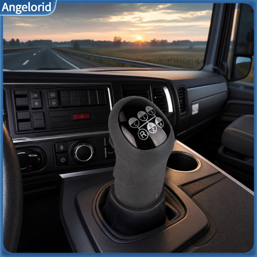 Replacement Gear Head Volvo Heavy Truck Shift Knob Non-slip Rubber Grip 8-speed Manual Transmission Shifter Handle Black