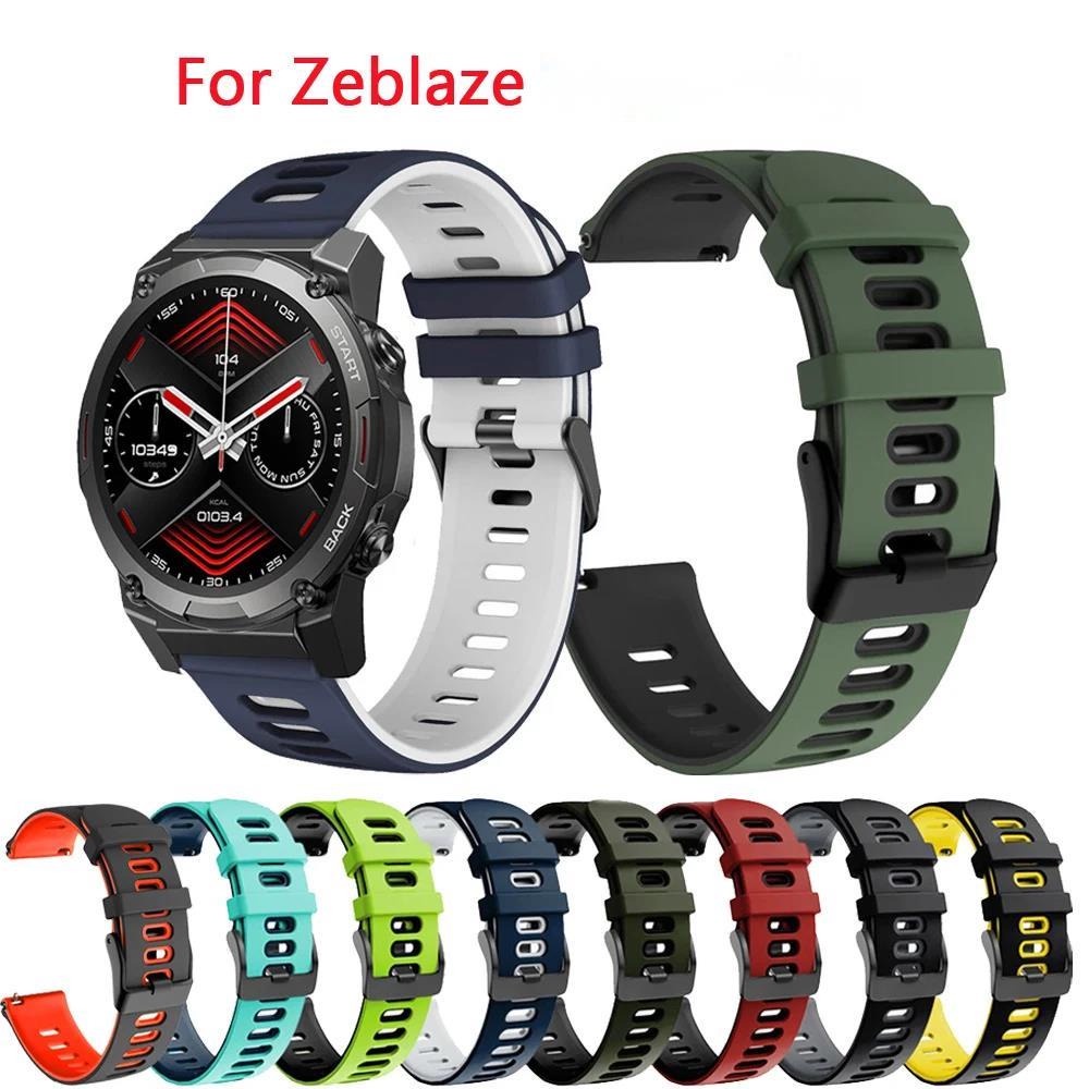 Pulseira De Substituição De Silicone Para Zeblaze Vibe 7 Pro Cinta Além 2 Stratos Btalk 2 Lite Correa
