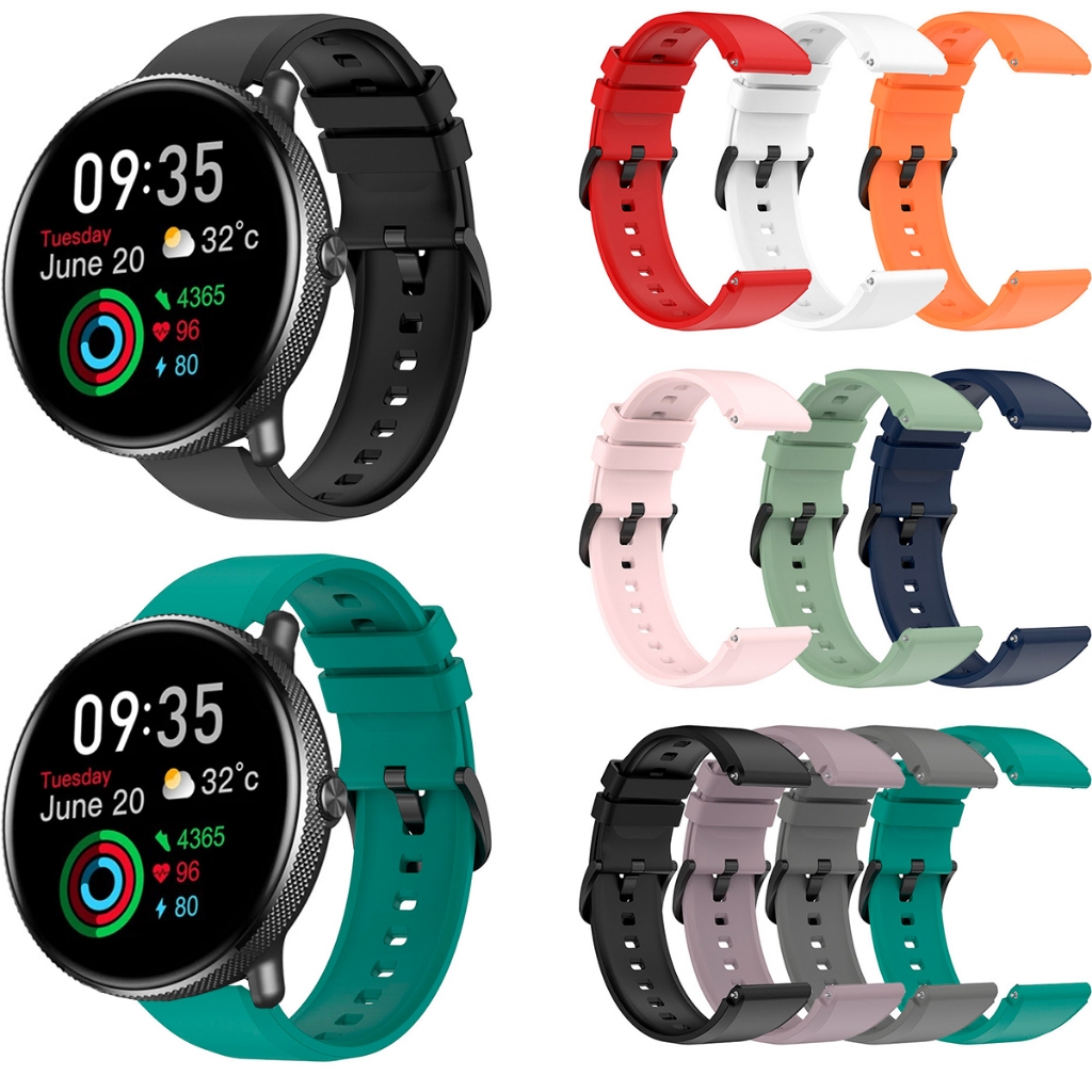 Pulseira De 22mm Compativel Com Zeblaze GTR 3 PRO De Silicone ajustavel