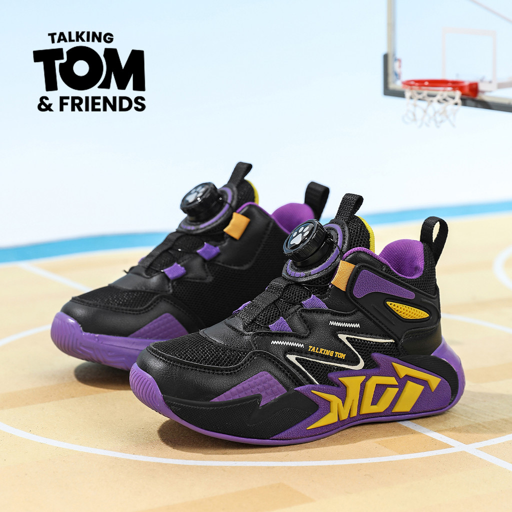 Tom Cat sapatos infantis meninas profissional antiderrapante tênis de basquete 2026 primavera outono novo estilo respirá