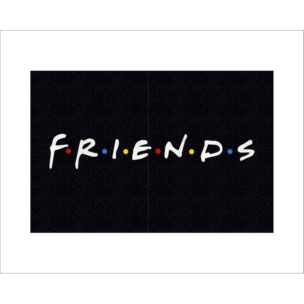 TAPETE CAPACHO DECORATIVO FRIENDS