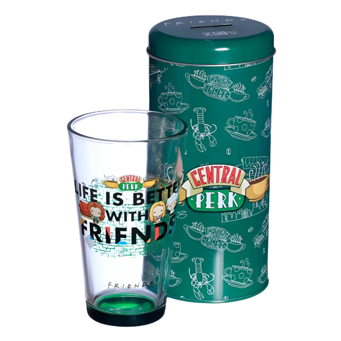 Copo Friends Central Perk Com Lata Decorativa