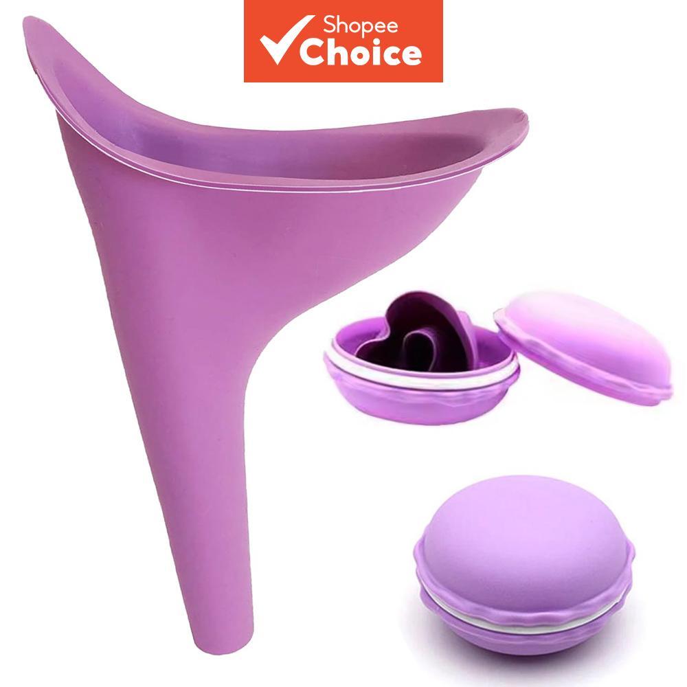 Yangchen 1 Pçs Viagem Feminino Mictório Funil Para Mulheres Emergência Com Caixa De Armazenamento Ao Ar Livre Viajar Via
