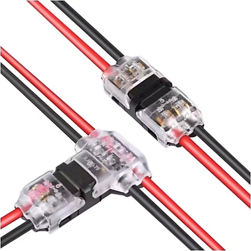 T Tap I Tipo Conectores De Fio De 2 Pinos 3/2 Vias Terminal Compacto Universal Para Auto-Decapagem Uso Em Viagens