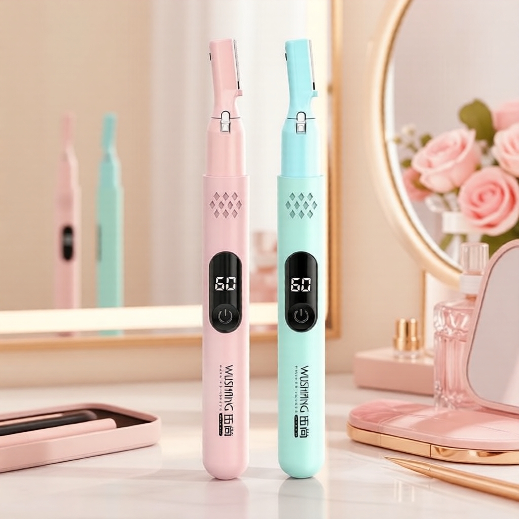 Aparelho de Sobrancelha Digital Feminino – Recarregável via USB, Sem Fio, Ideal para Viagens