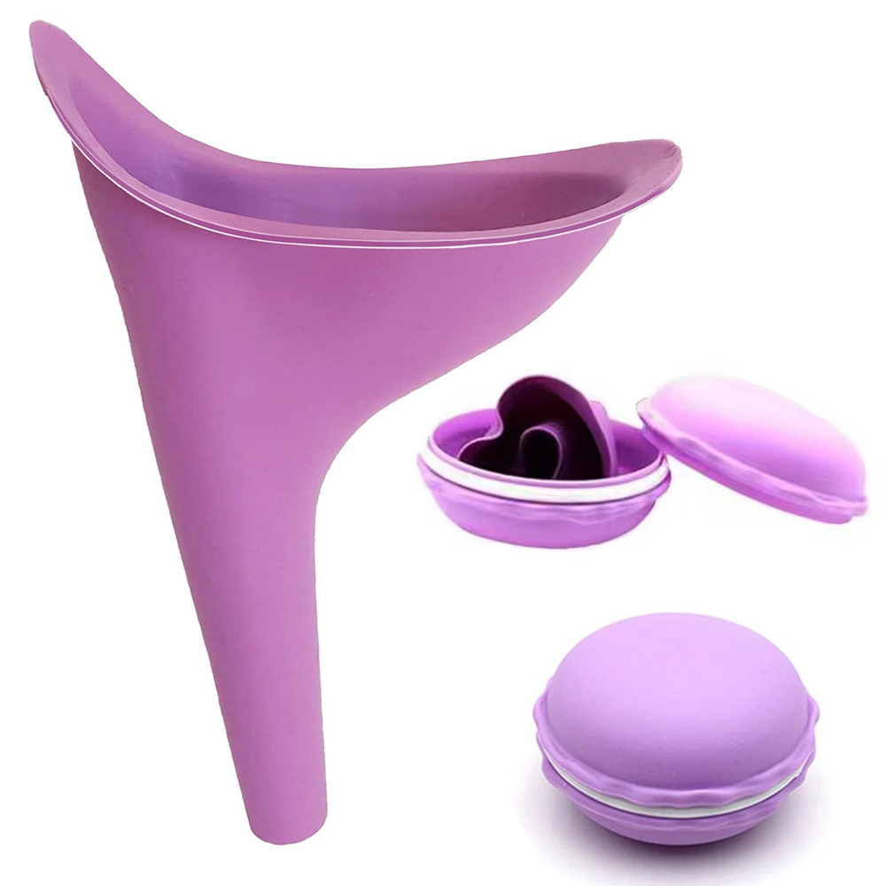 Yangchen 1 Pçs Viagem Feminino Mictório Funil Para Mulheres Emergência Com Caixa De Armazenamento Ao Ar Livre Viajar Via