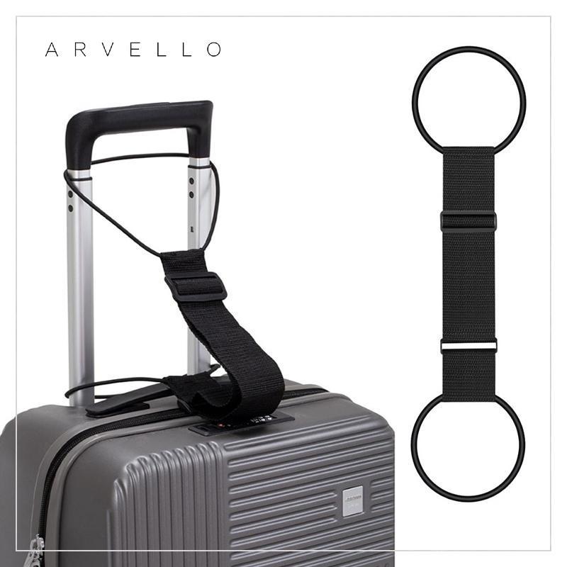 Correias Elásticas Ajustáveis Para Bagagem Arvello Cintos De Seguros E Antiderrapantes Uso Em Trem De Avião De Hotel Via